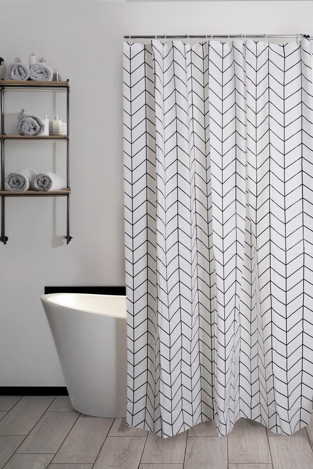 Шторка для ванної Idea Home DS-SC087 White-Wheat