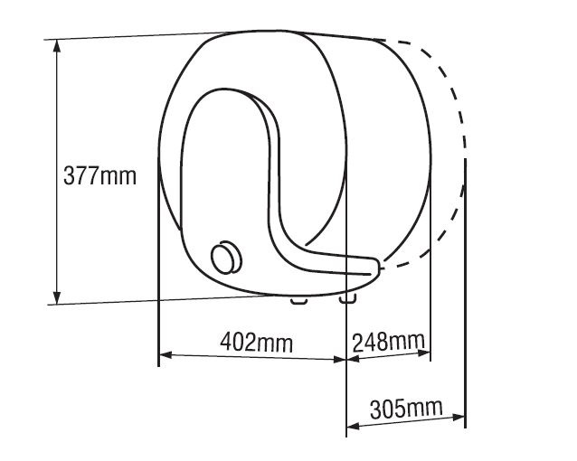 Водонагрівач Tesy GCA 1020 L52 RC / BILIGHT COMPACT 10 А (7006032)