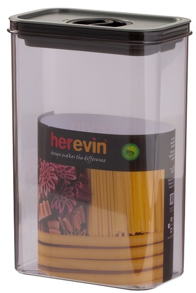 контейнер пл. HEREVIN Canister-Vacuum Lid-White-Black вакумна кр. 2.5 л (161189-000)
