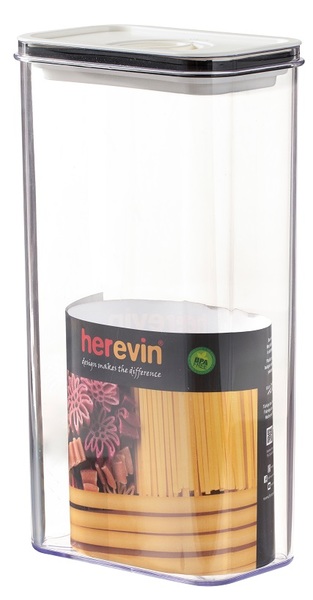 контейнер пл. HEREVIN Canister-Vacuum Lid-White-Black вакумна кр. 3 л (161194-000)