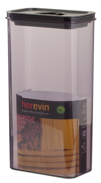 контейнер пл. HEREVIN Canister-Vacuum Lid-White-Black вакумна кр. 3 л (161194-000)