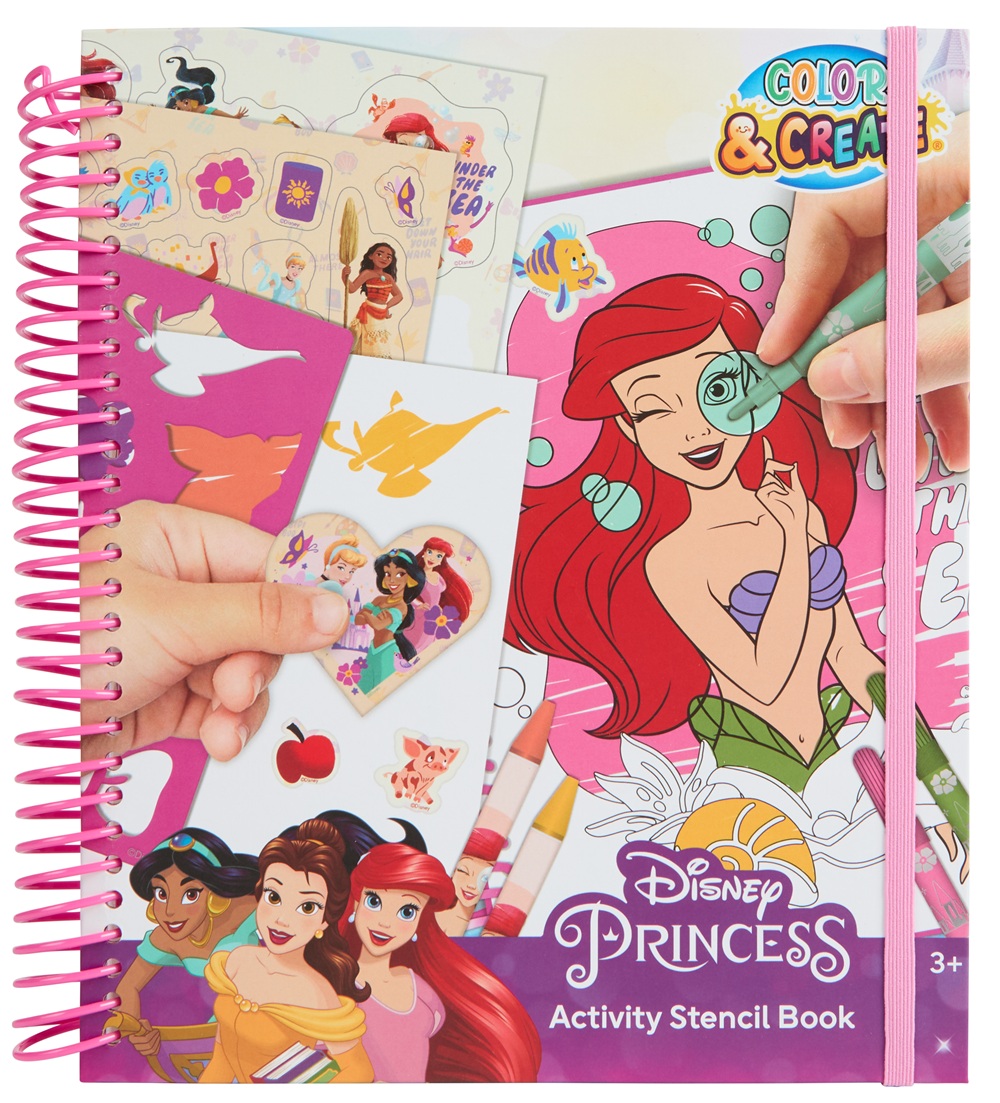 Книжка для розфарбовування, дитяча DISNEY Princess Актівіті