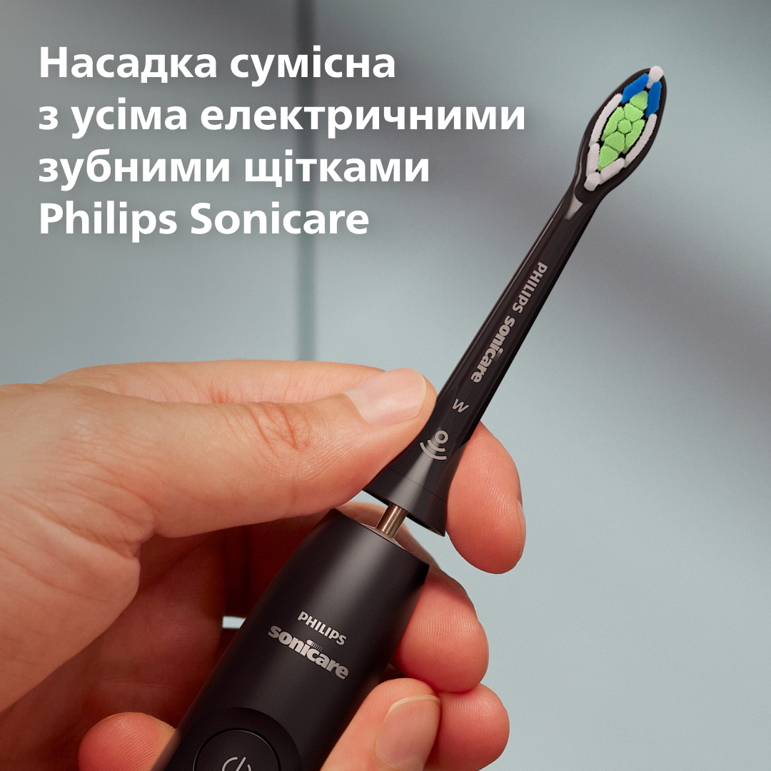 Зубна електрощітка PHILIPS HX6064/88 насадки Optimal White 4 шт