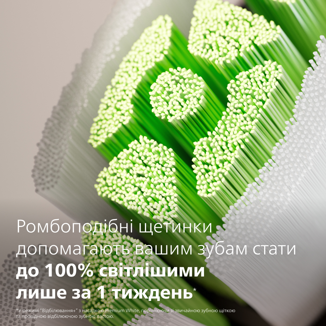 Зубна електрощітка PHILIPS HX6064/88 насадки Optimal White 4 шт