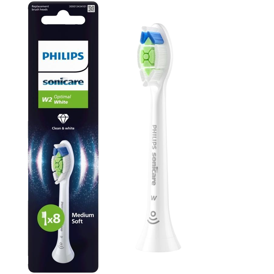 Зубна електрощітка PHILIPS HX6068/87 насадки Optimal White 8 шт