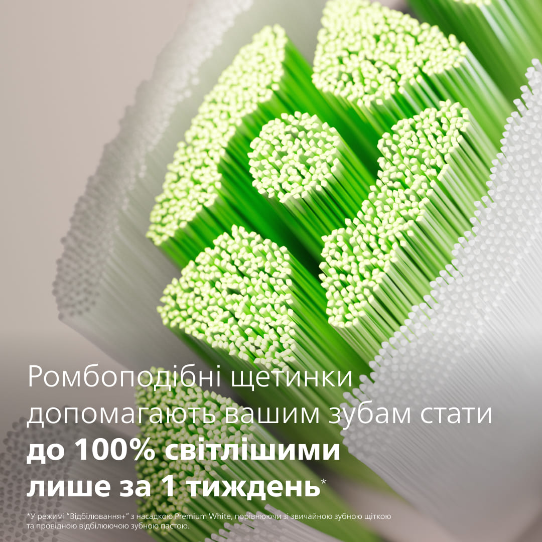 Зубна електрощітка PHILIPS HX6068/87 насадки Optimal White 8 шт