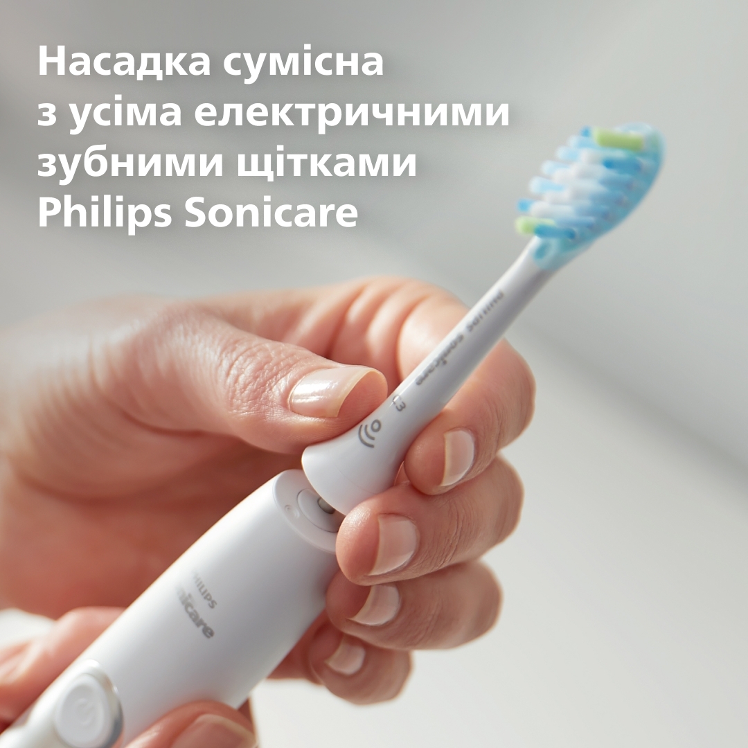 Зубна електрощітка PHILIPS HX9042/87 насадки Premium Plaque Defence 2 шт