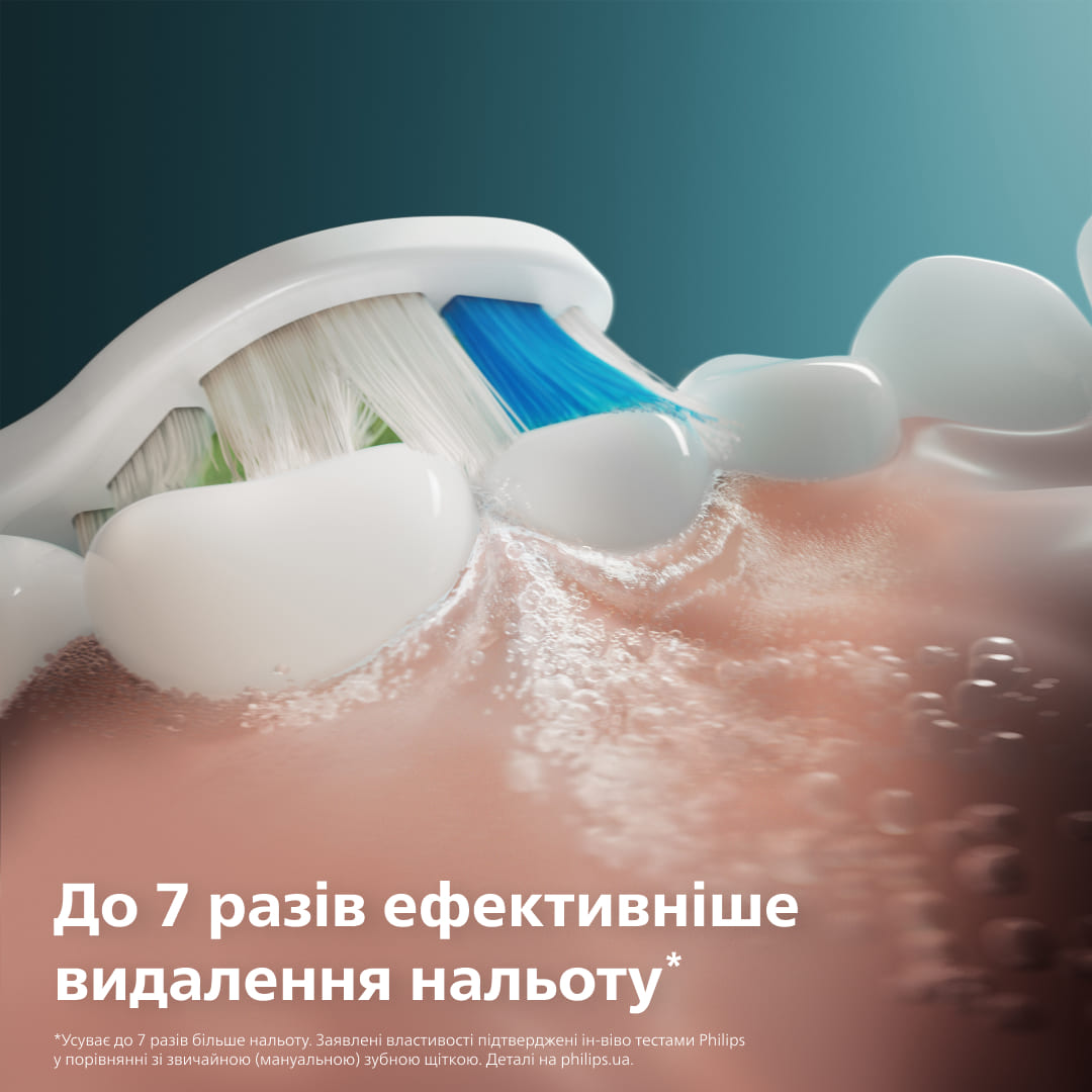 Зубна електрощітка PHILIPS HX6062/87 насадки Optimal White 2 шт