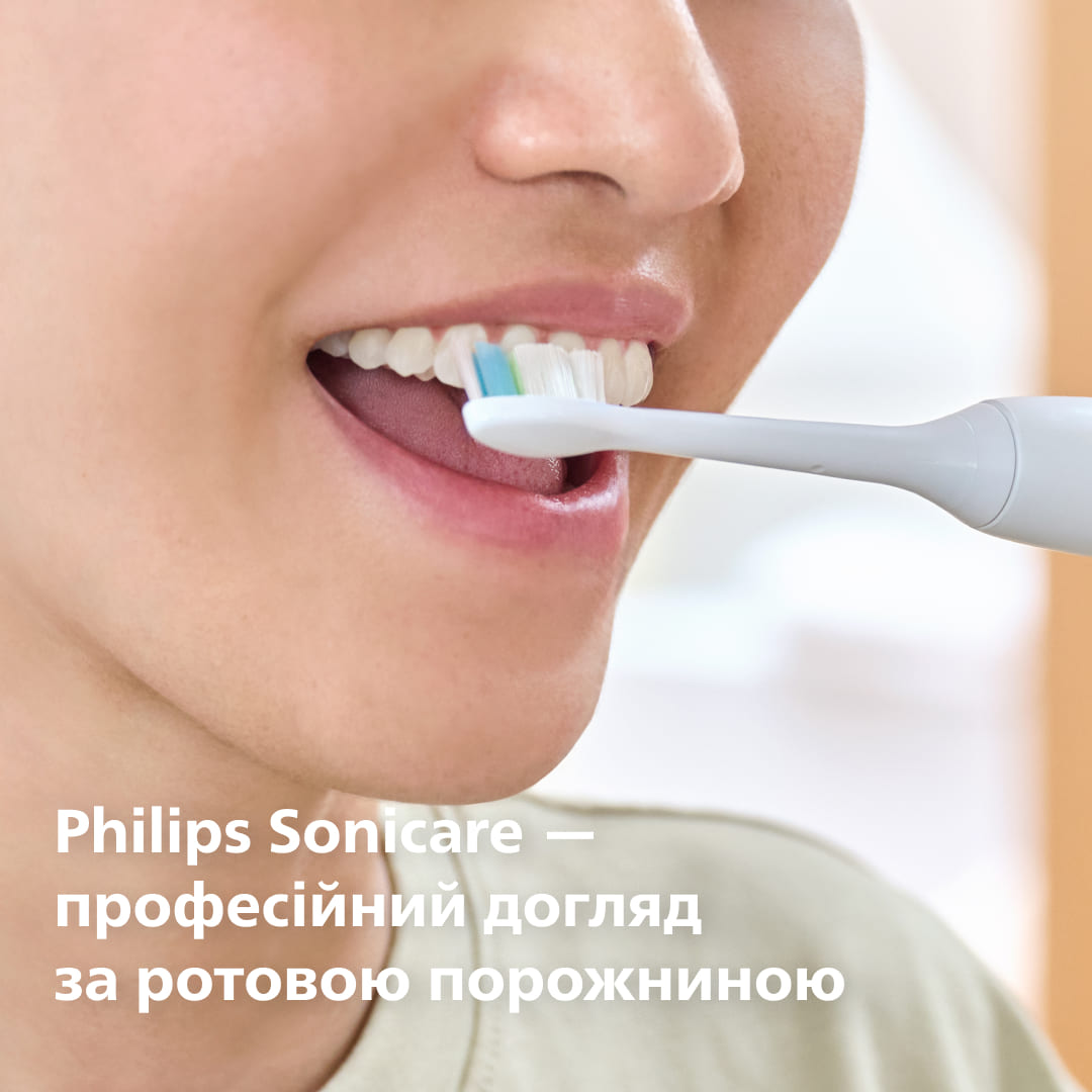 Зубна електрощітка PHILIPS HX6062/87 насадки Optimal White 2 шт