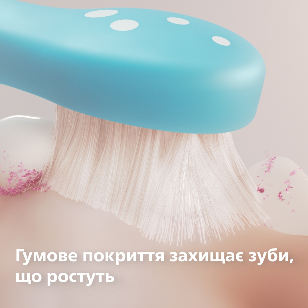 Зубна електрощітка PHILIPS HX6032/90 насадки Kids 3+ років 2 шт
