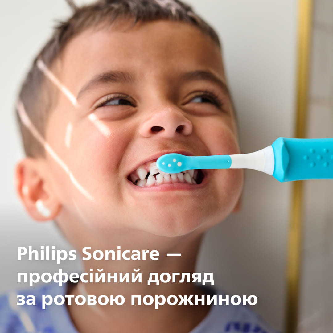Зубна електрощітка PHILIPS HX6032/90 насадки Kids 3+ років 2 шт