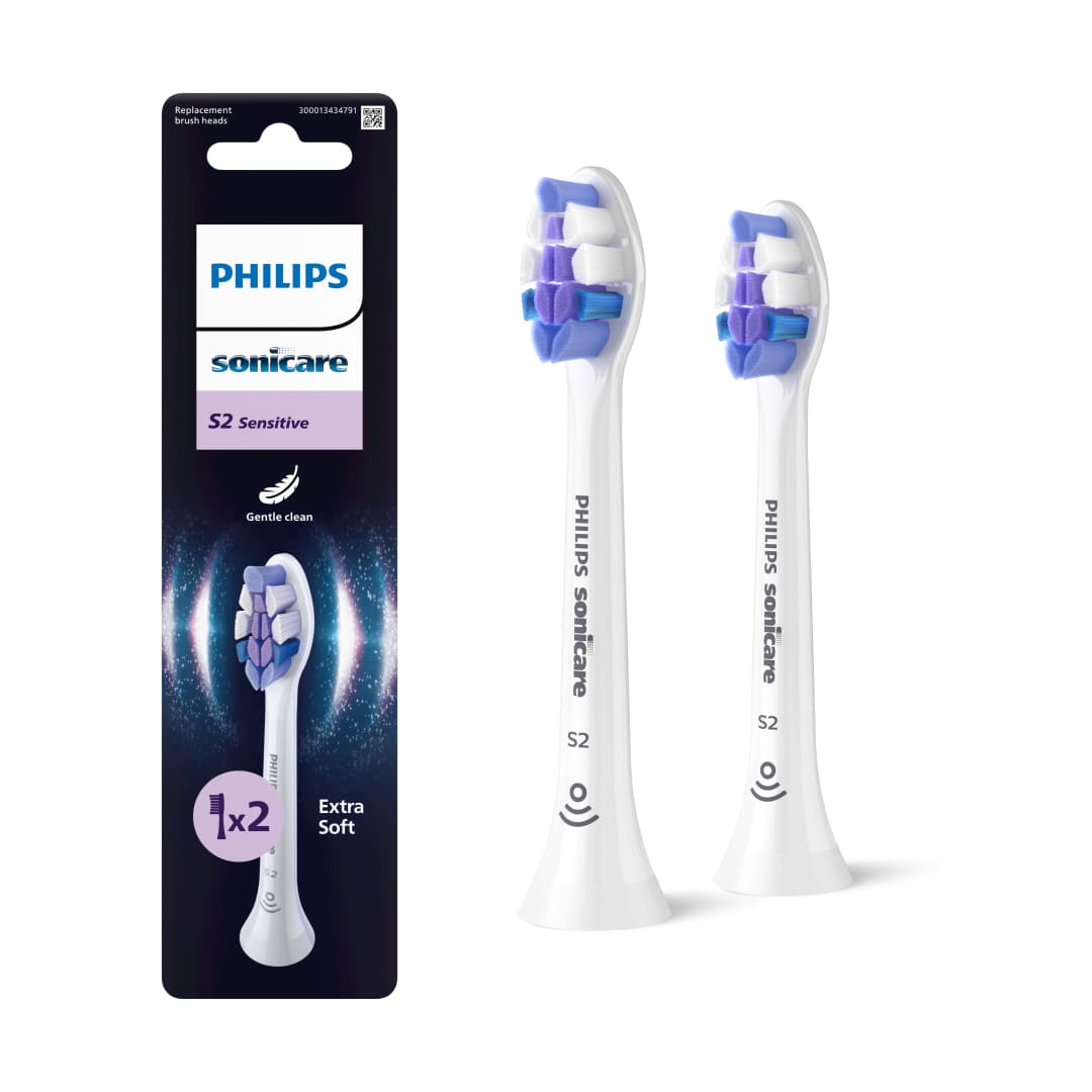 Зубна електрощітка PHILIPS HX6052/87 насадки Sensitive 2 шт