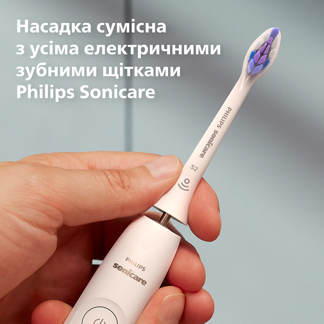 Зубна електрощітка PHILIPS HX6054/87 насадки Sensitive 4 шт