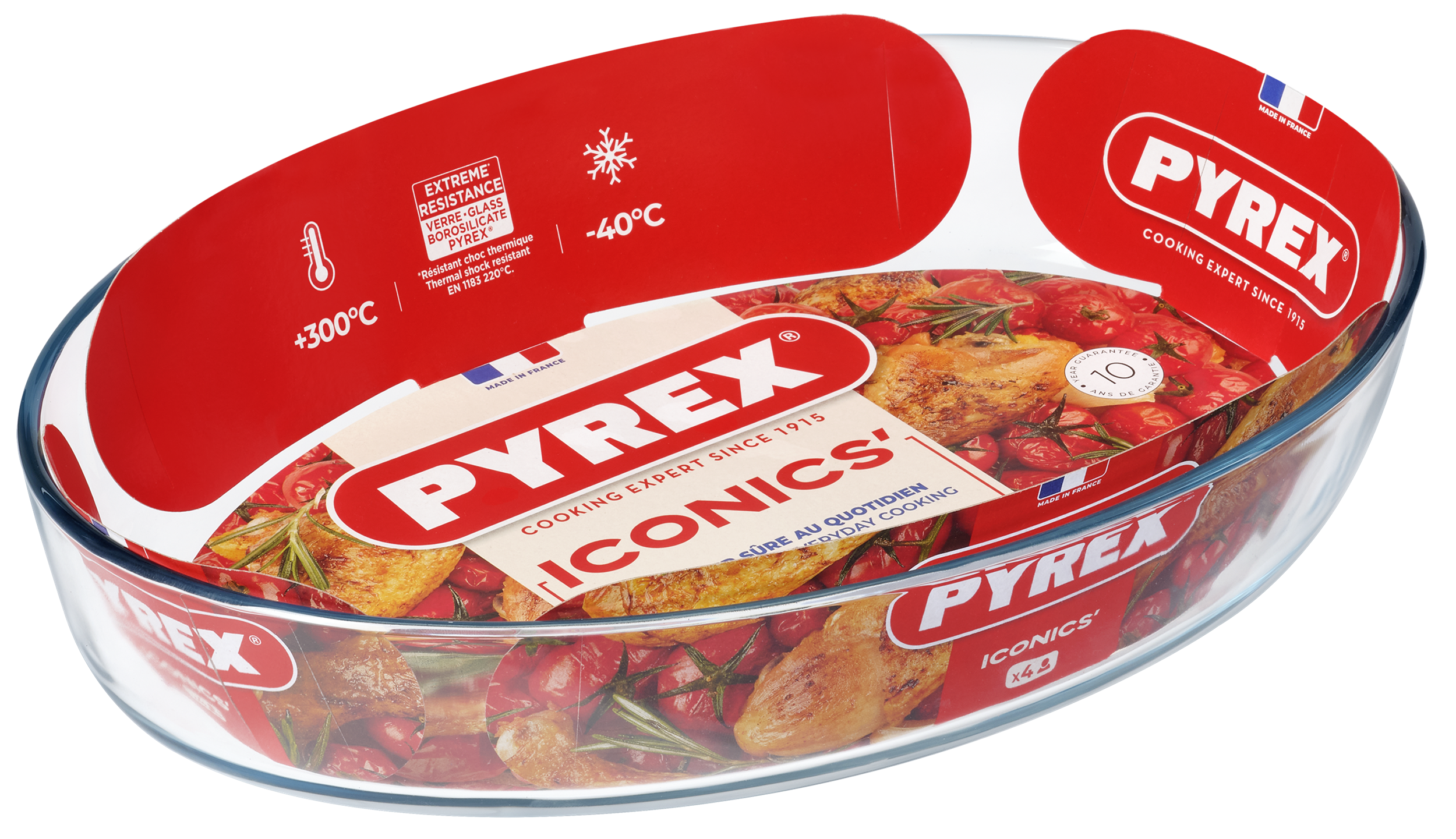 Форма с/к PYREX форма овальна 35х24х6см (3.1л) (346B000/8046)