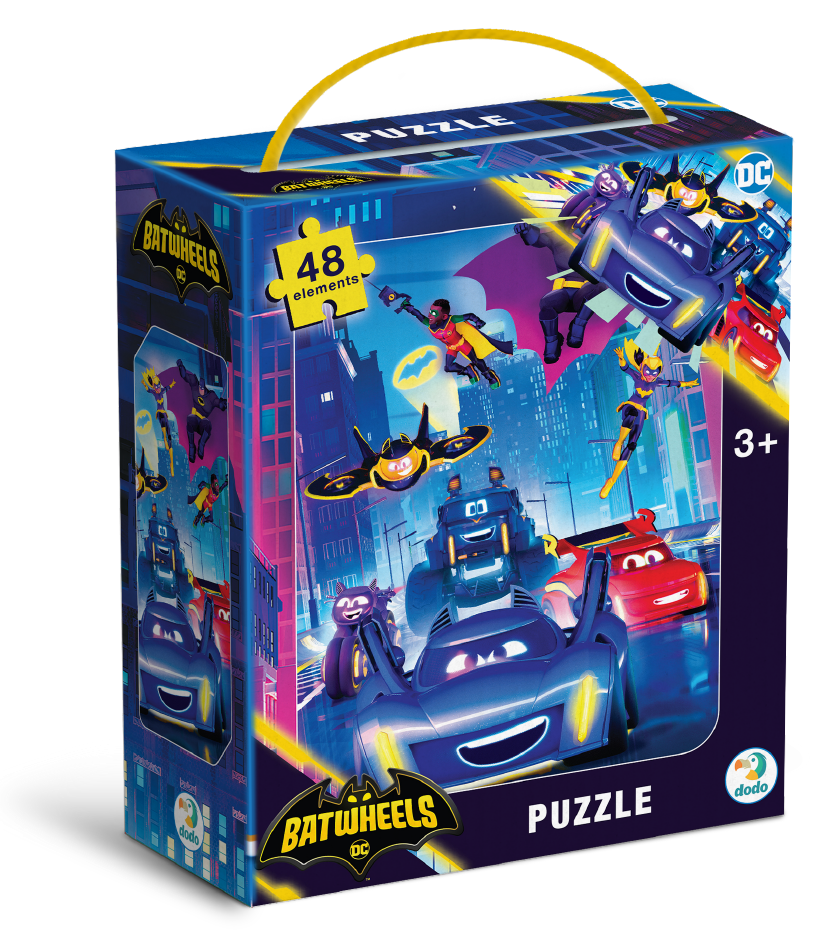 Пазл на 48 ел. Batwheels. Зустрічайте Бетколеса