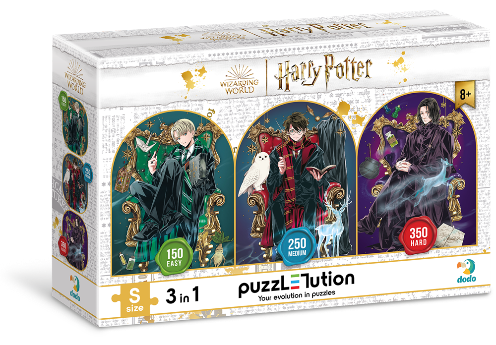 Пазл 3 в 1 Harry Potter. Династія чарівників