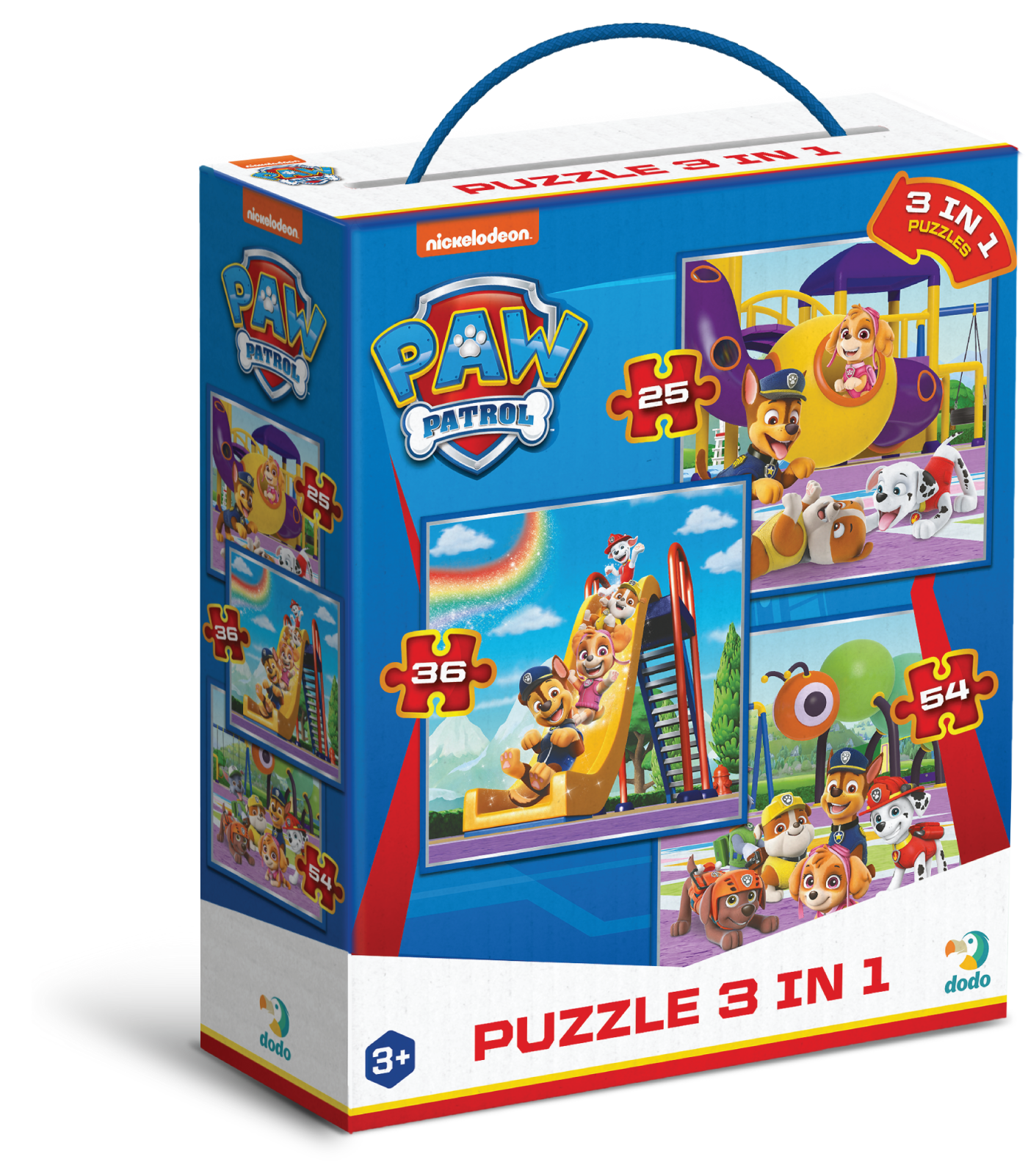 Пазл 3 в 1 Paw Patrol. Ігровий майданчик