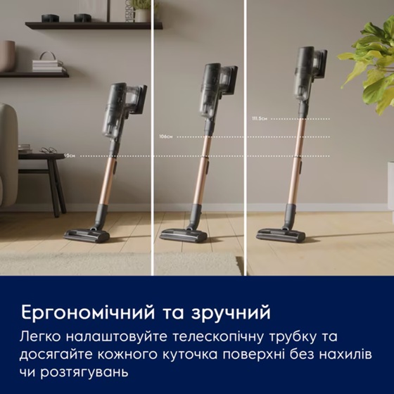 Пилосос акумуляторний ELECTROLUX EP83HB25UV
