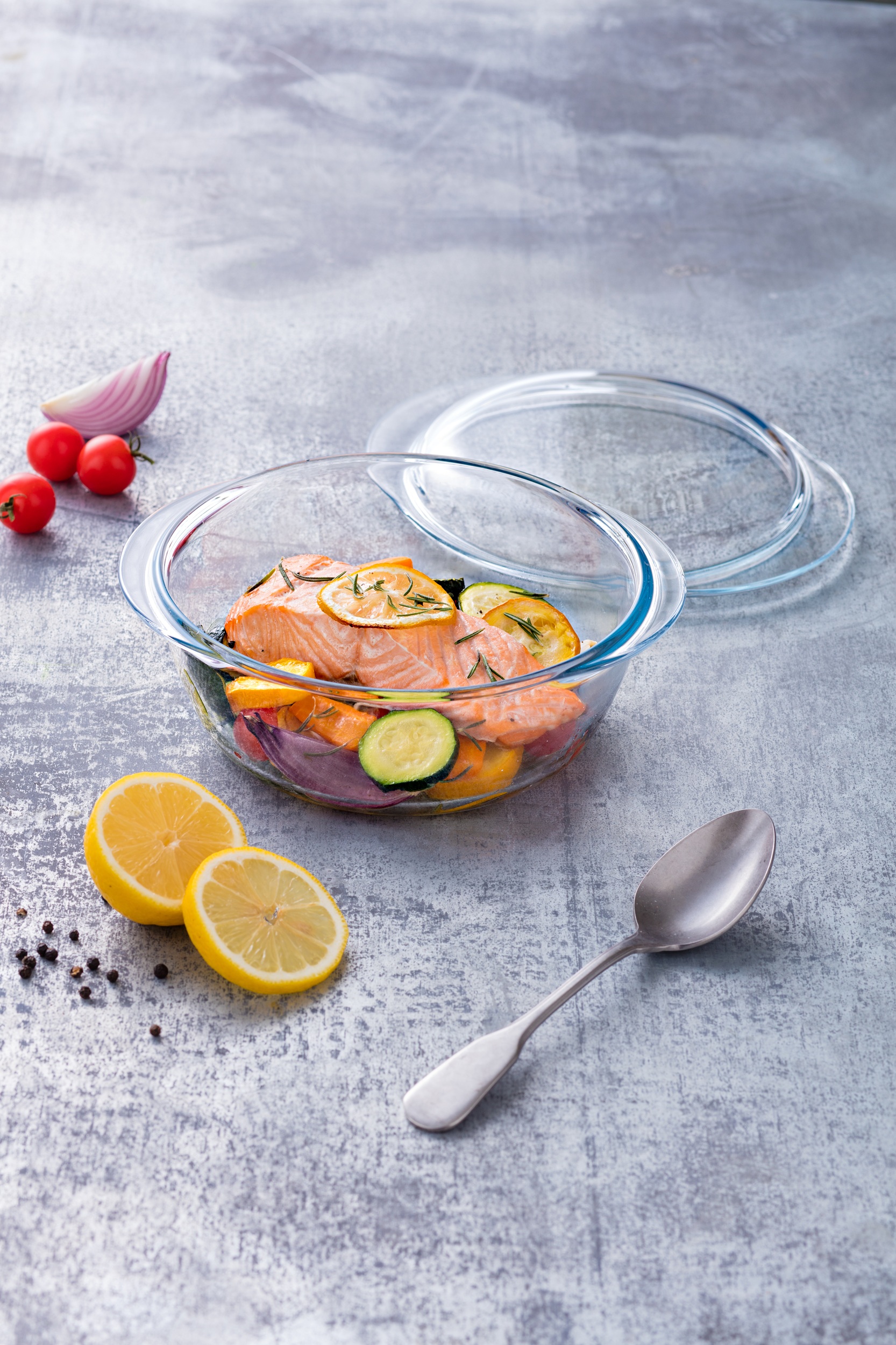 Каструля с/к PYREX кастрюля кругл. 1,6л + 0,5л (204A000/7643)