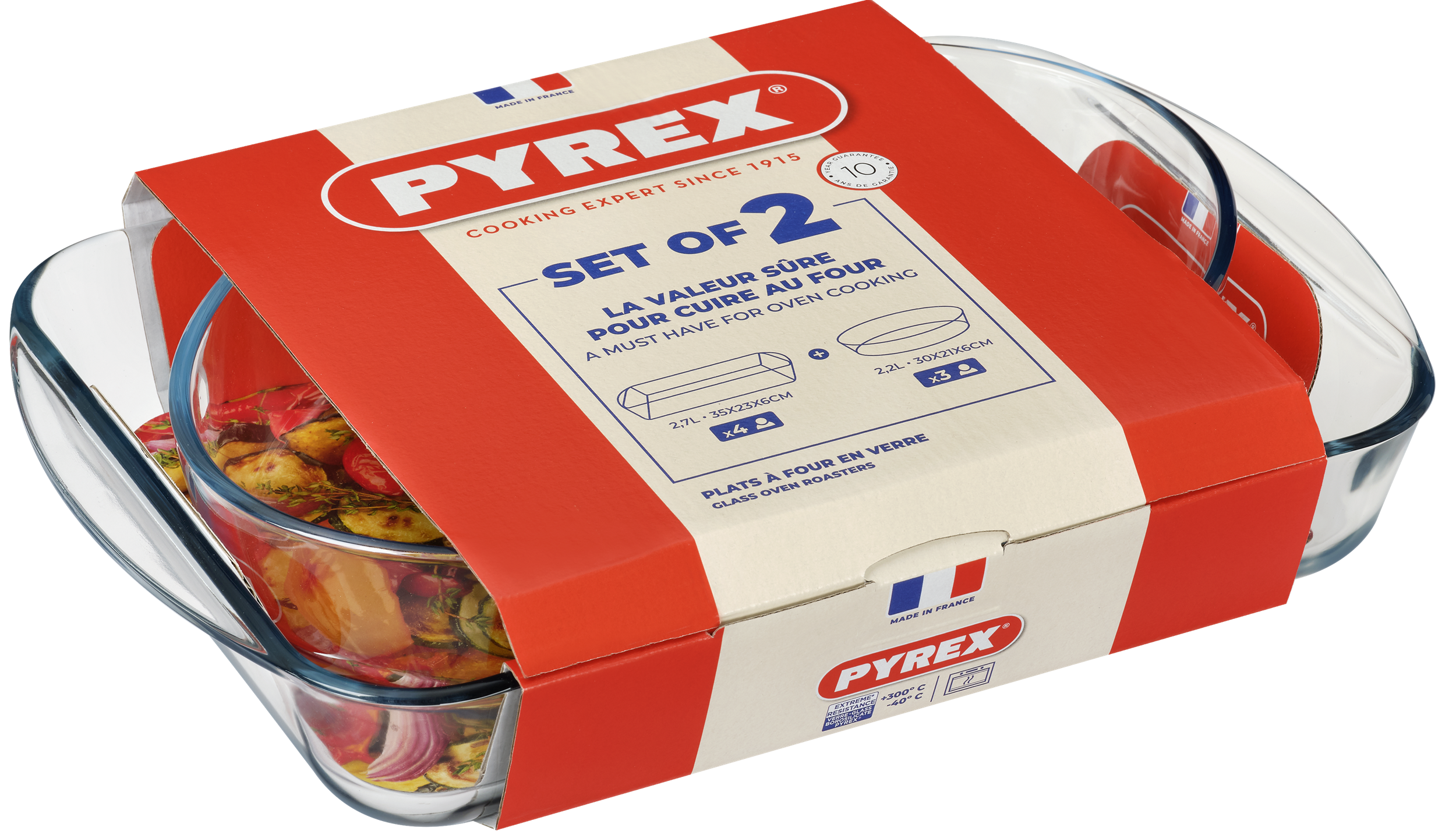 Набір форм для запікання Pyrex, 2 предмети