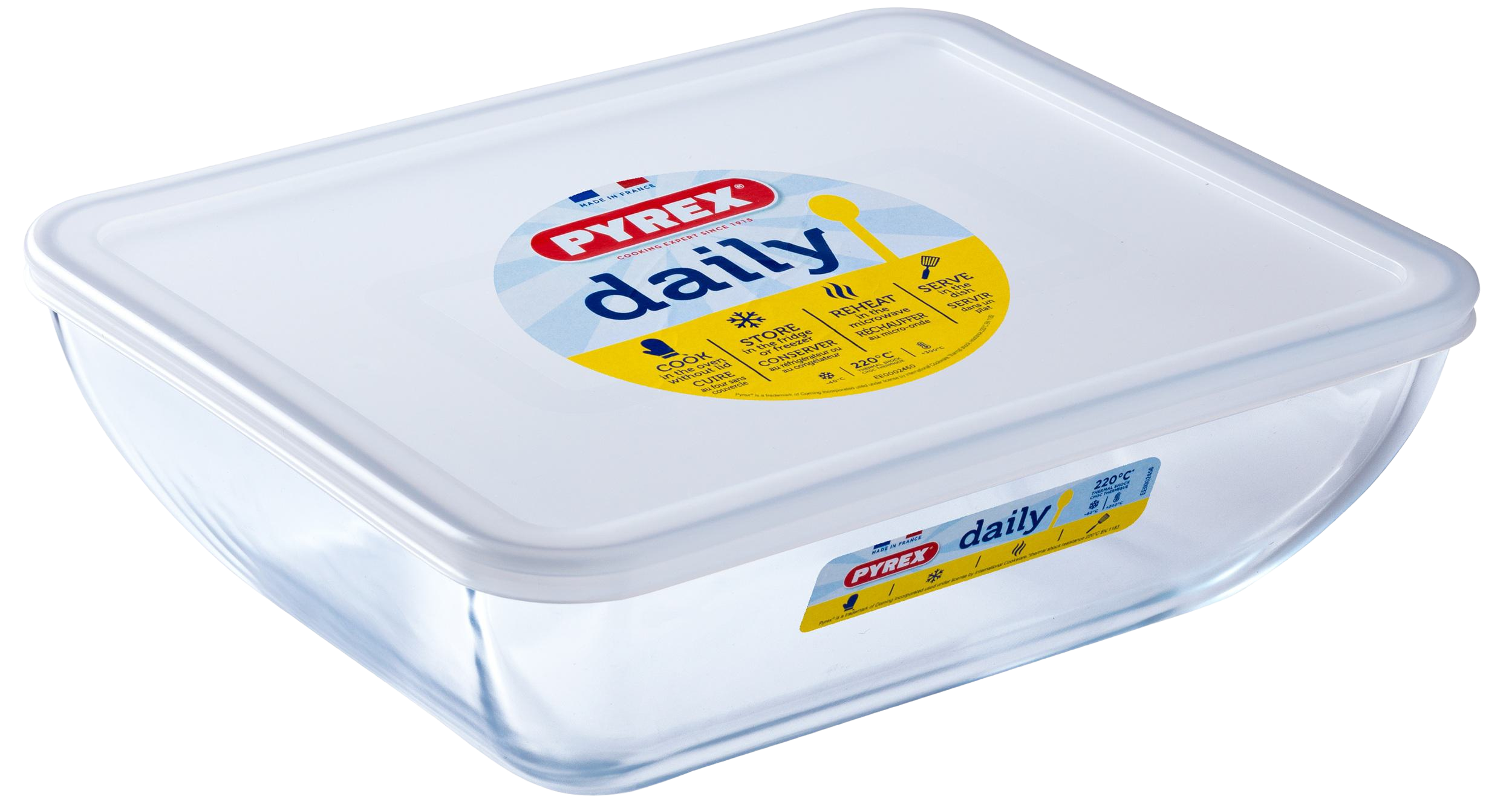 Форма з кришкою Pyrex Daily, 25х20 см