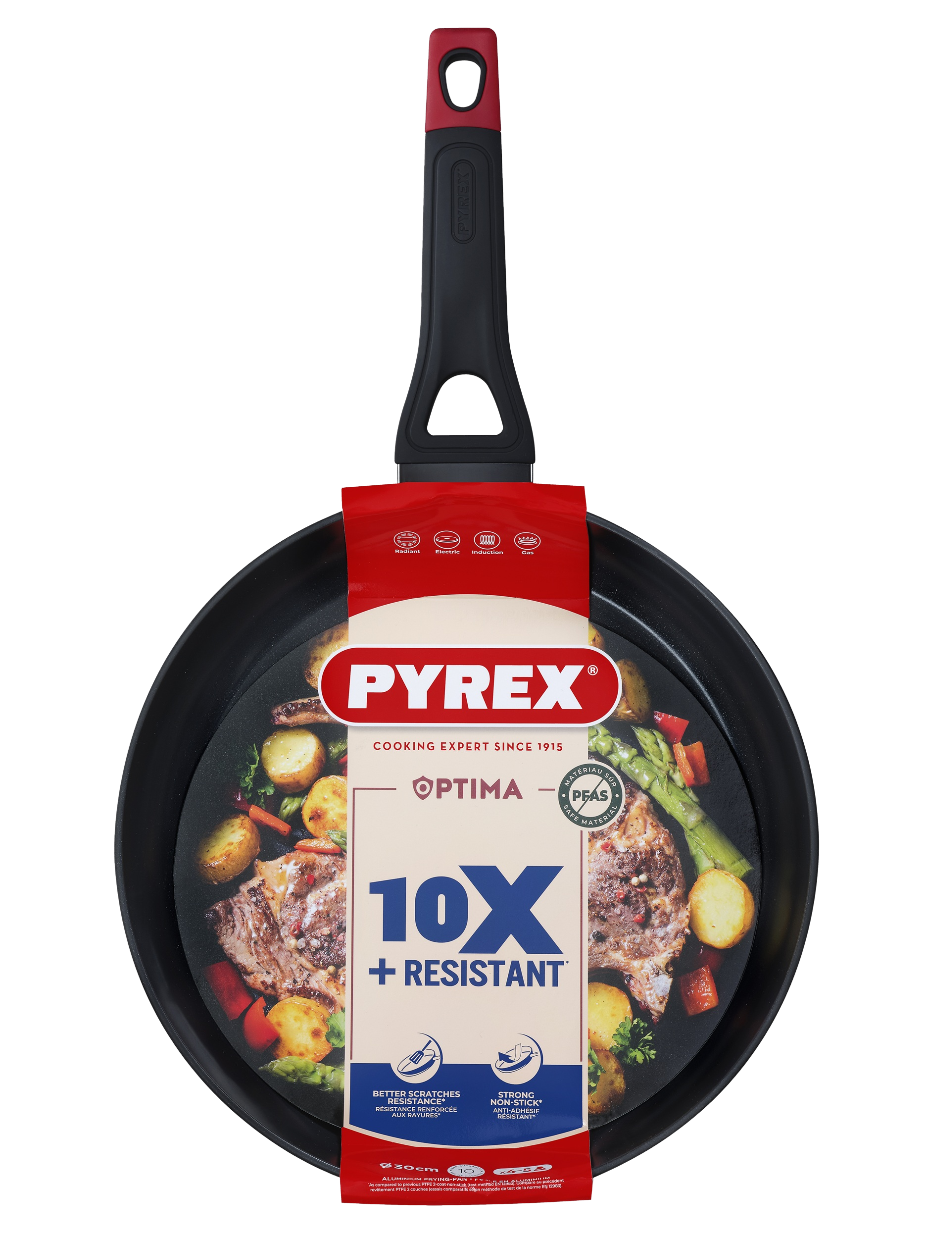 Сковорода PYREX OPTIMA 30 см індукція б/кришки (OT30BF6/8046)