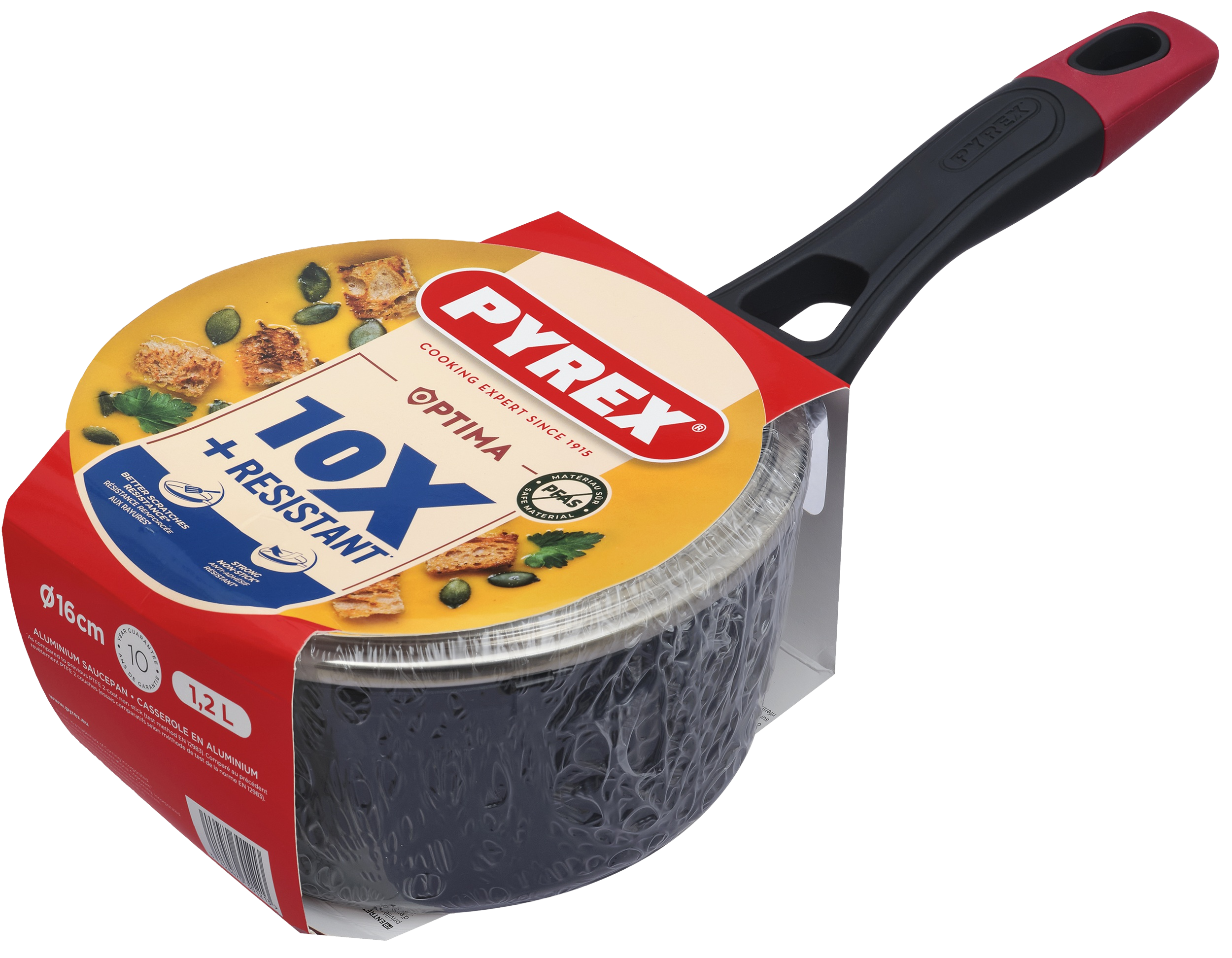 Ківш PYREX OPTIMA 16см індукція з кришкою (OT16AP6/8044)