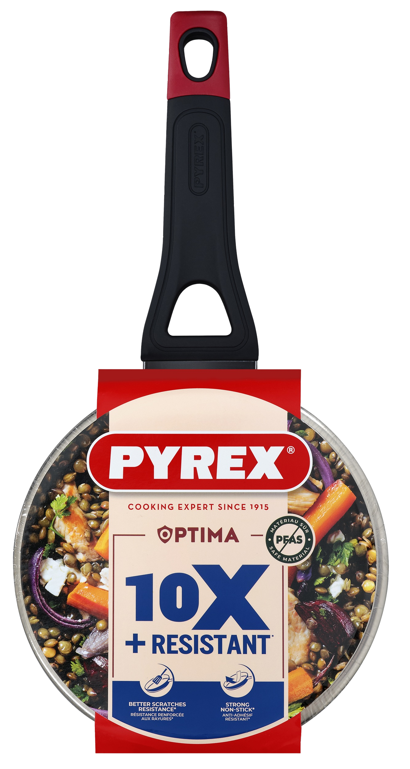 Ківш PYREX OPTIMA 18см індукція з кришкою (OT18AP6/8044)