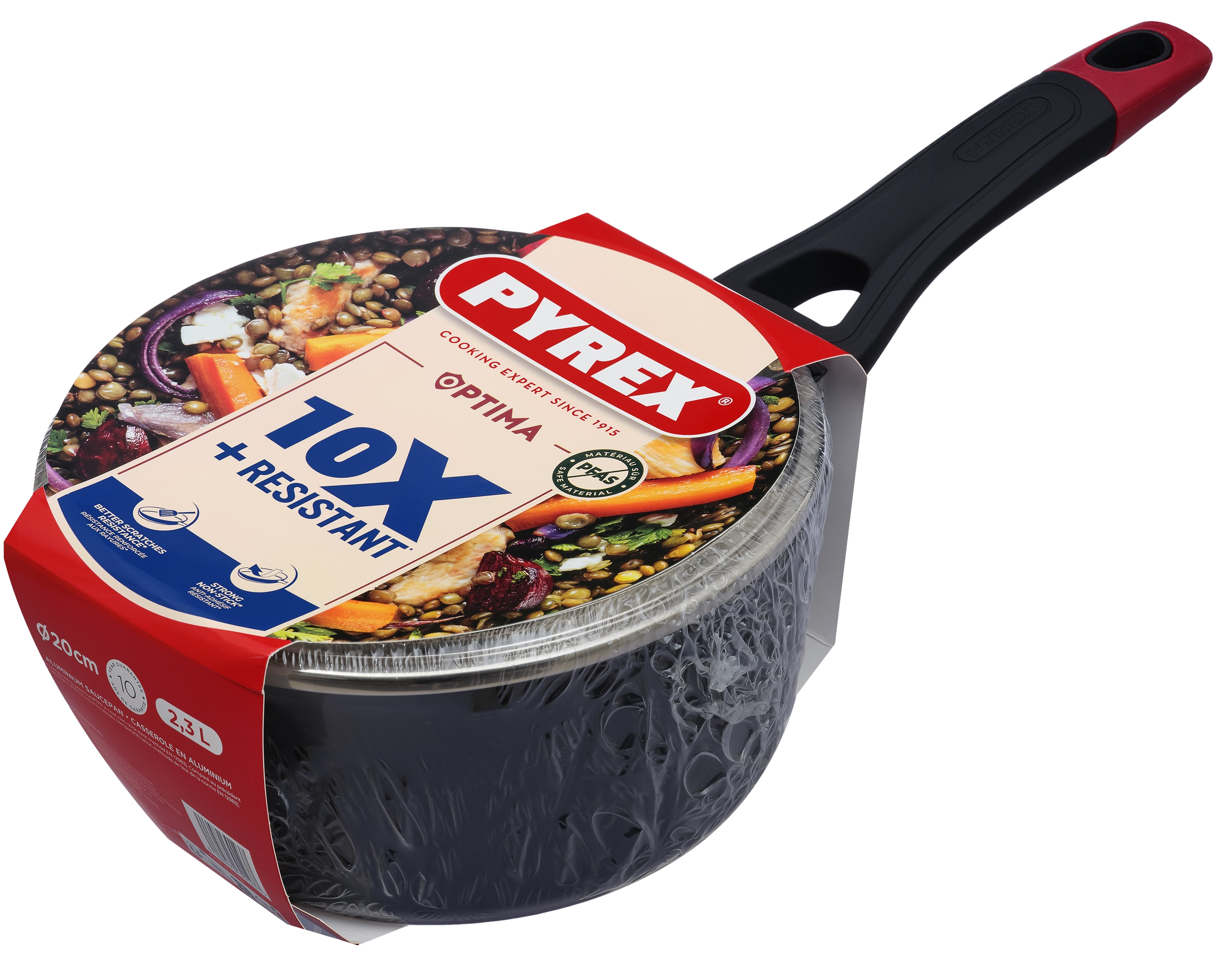 Ківш PYREX OPTIMA 20см індукція з кришкою (OT20AP6/8044)