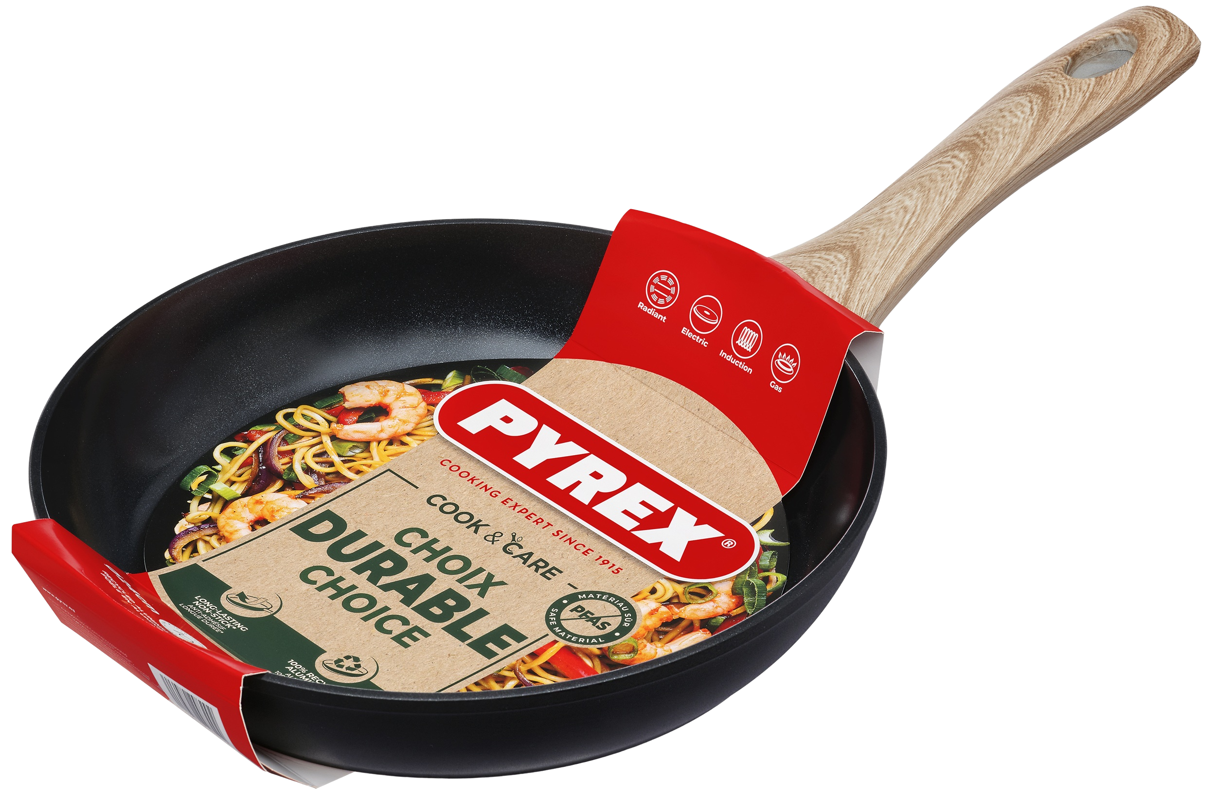 Сковорода PYREX Cook&Care 24 см індукція б/кришки (CR24BF6/8046)