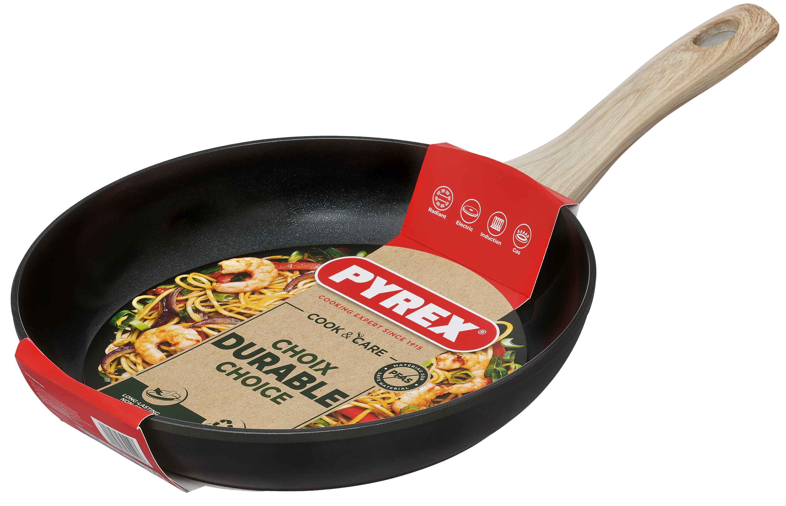 Сковорода PYREX Cook&Care 26 см індукція б/кришки (CR26BF6/8046)