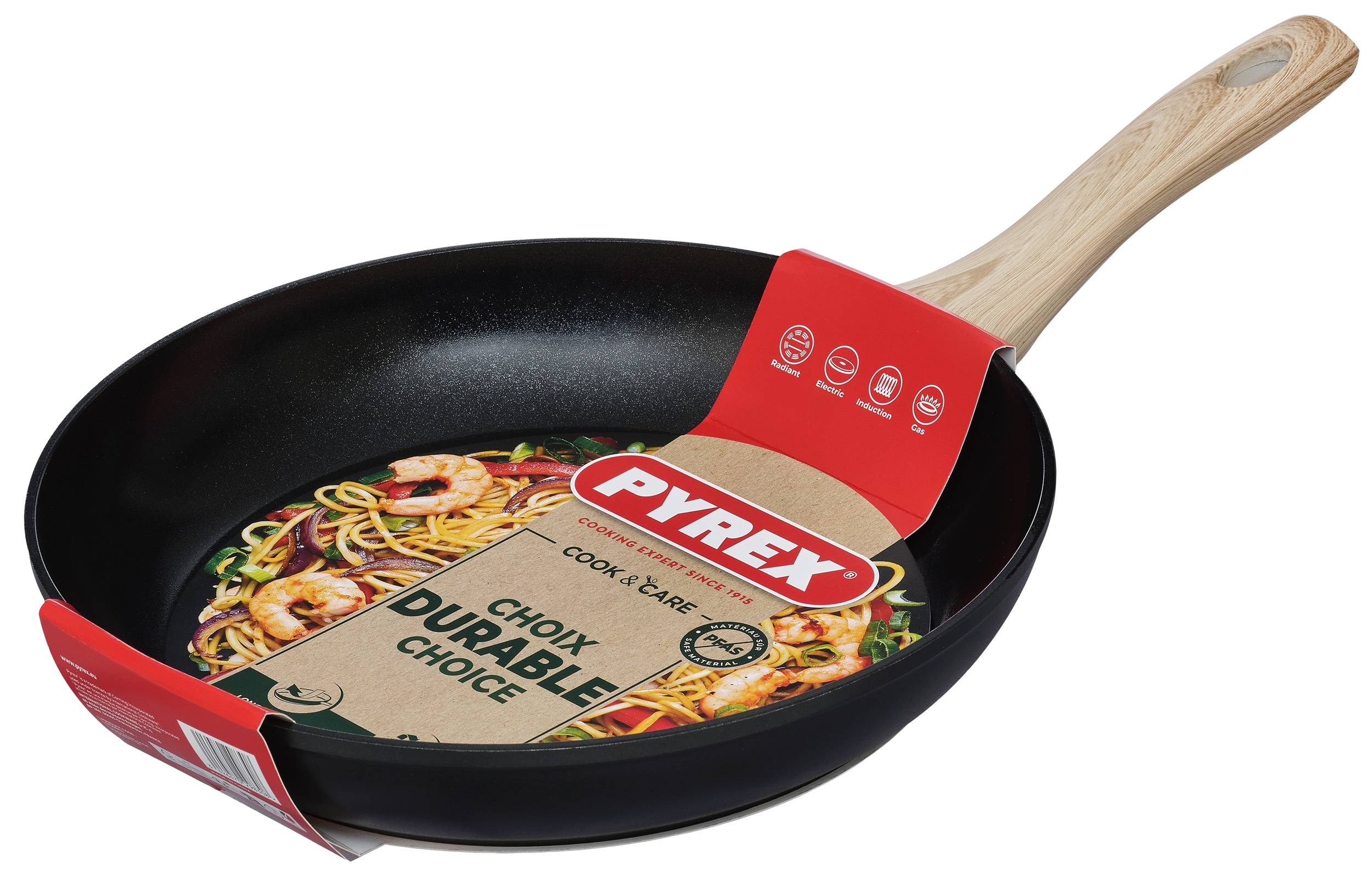 Сковорода PYREX Cook&Care 28 см індукція б/кришки (CR28BF6/8046)