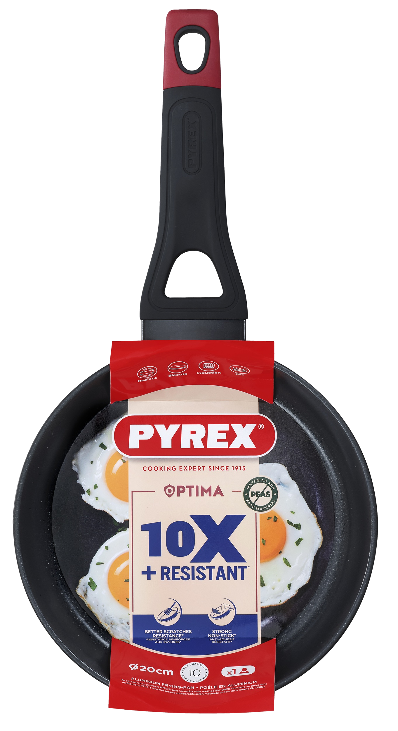 Сковорода PYREX OPTIMA 20 см індукція б/кришки (OT20BF6/8046)