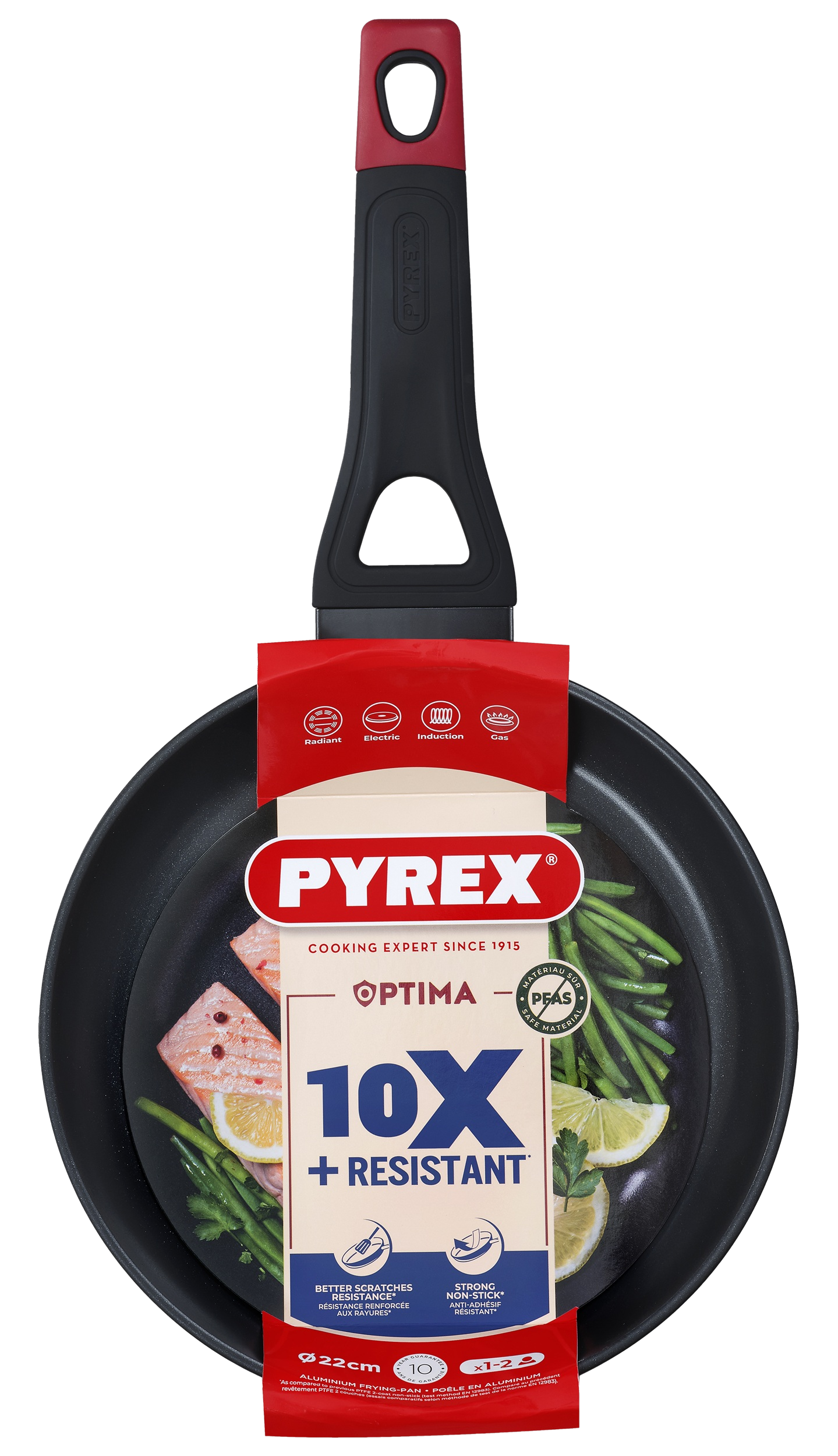 Сковорода PYREX OPTIMA 22 см індукція б/кришки (OT22BF6/8046)