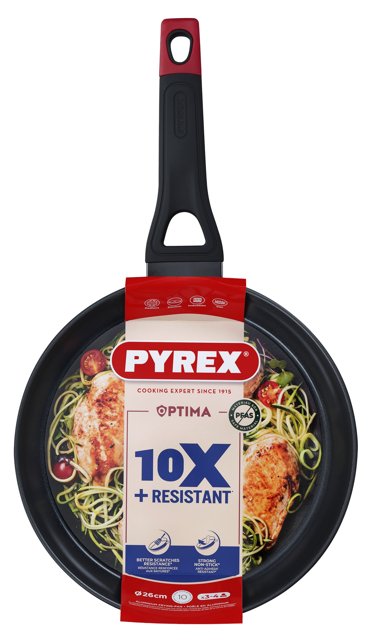 Сковорода PYREX OPTIMA 26 см індукція б/кришки (OT26BF6/8046)