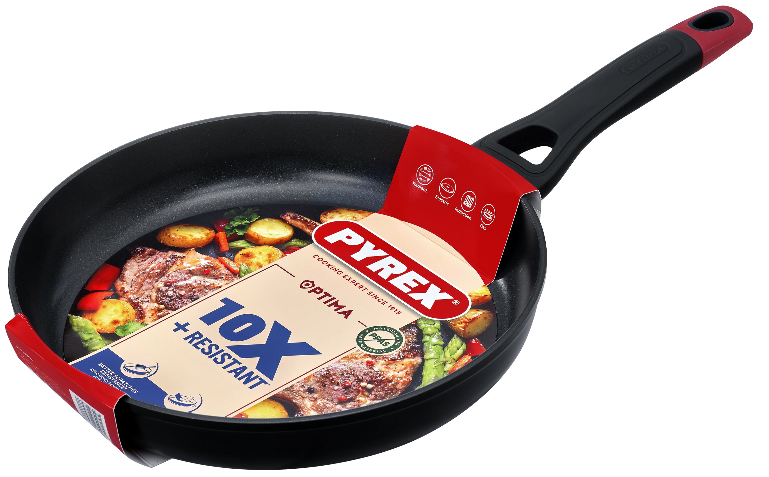 Сковорода PYREX OPTIMA 28 см індукція б/кришки (OT28BF6/8046)