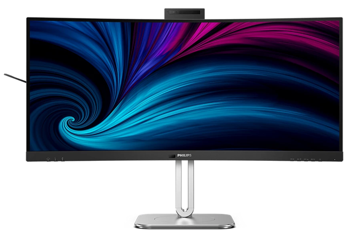 Монiтор TFT PHILIPS 34" 34B2U6603CH/00 21:9 VA Curved WQHD 120Hz WebCam Thunderbolt 4
