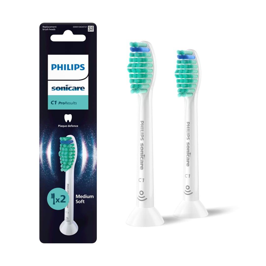 Зубна електрощітка PHILIPS Насадки для зубної щітки Sonicare ProResults (HX6012/87)