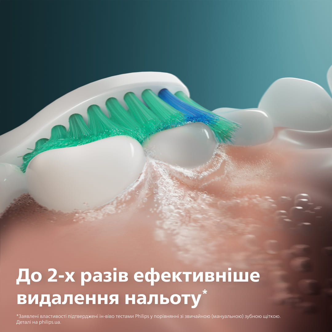 Зубна електрощітка PHILIPS Насадки для зубної щітки Sonicare ProResults (HX6012/87)