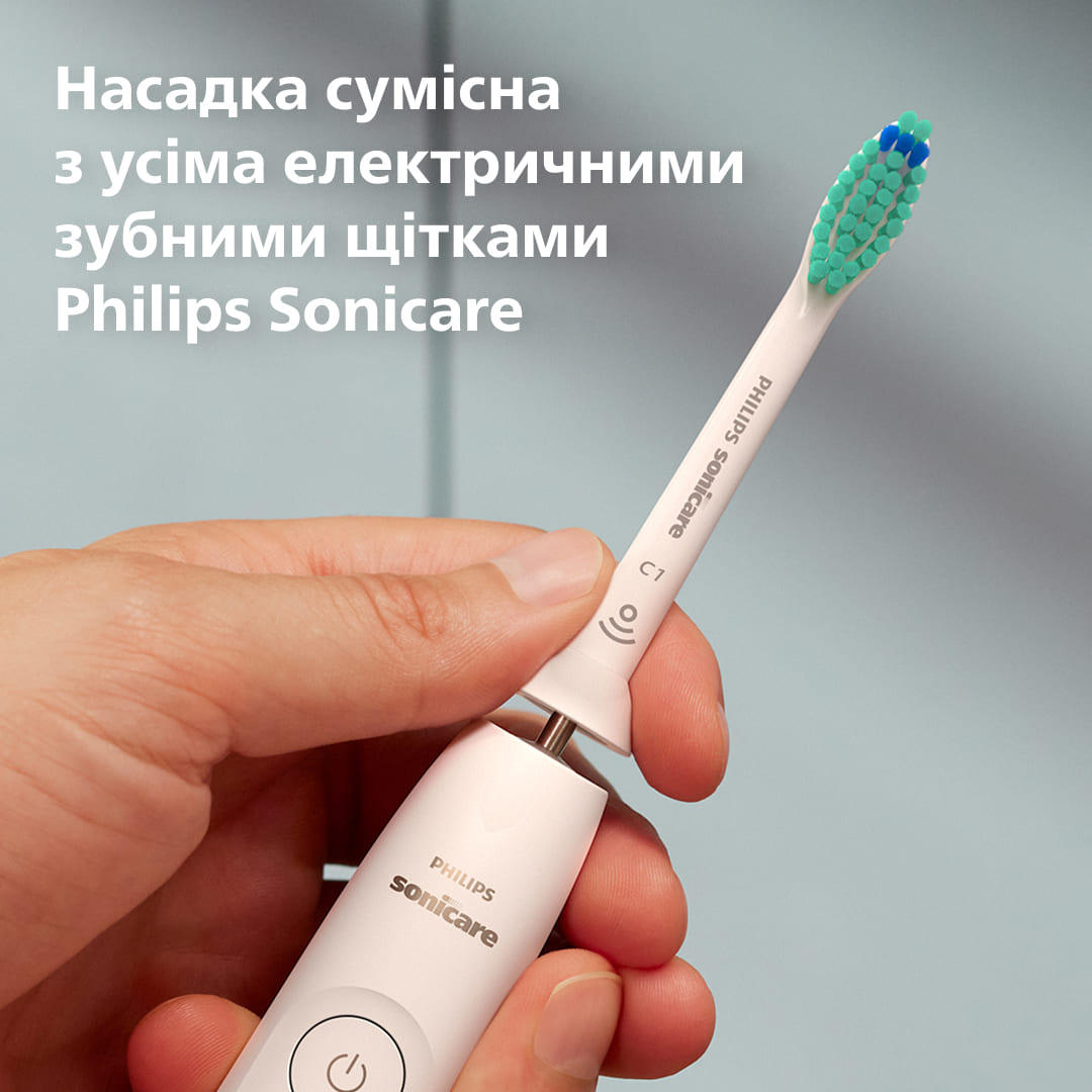 Зубна електрощітка PHILIPS Насадки для зубної щітки Sonicare ProResults (HX6012/87)