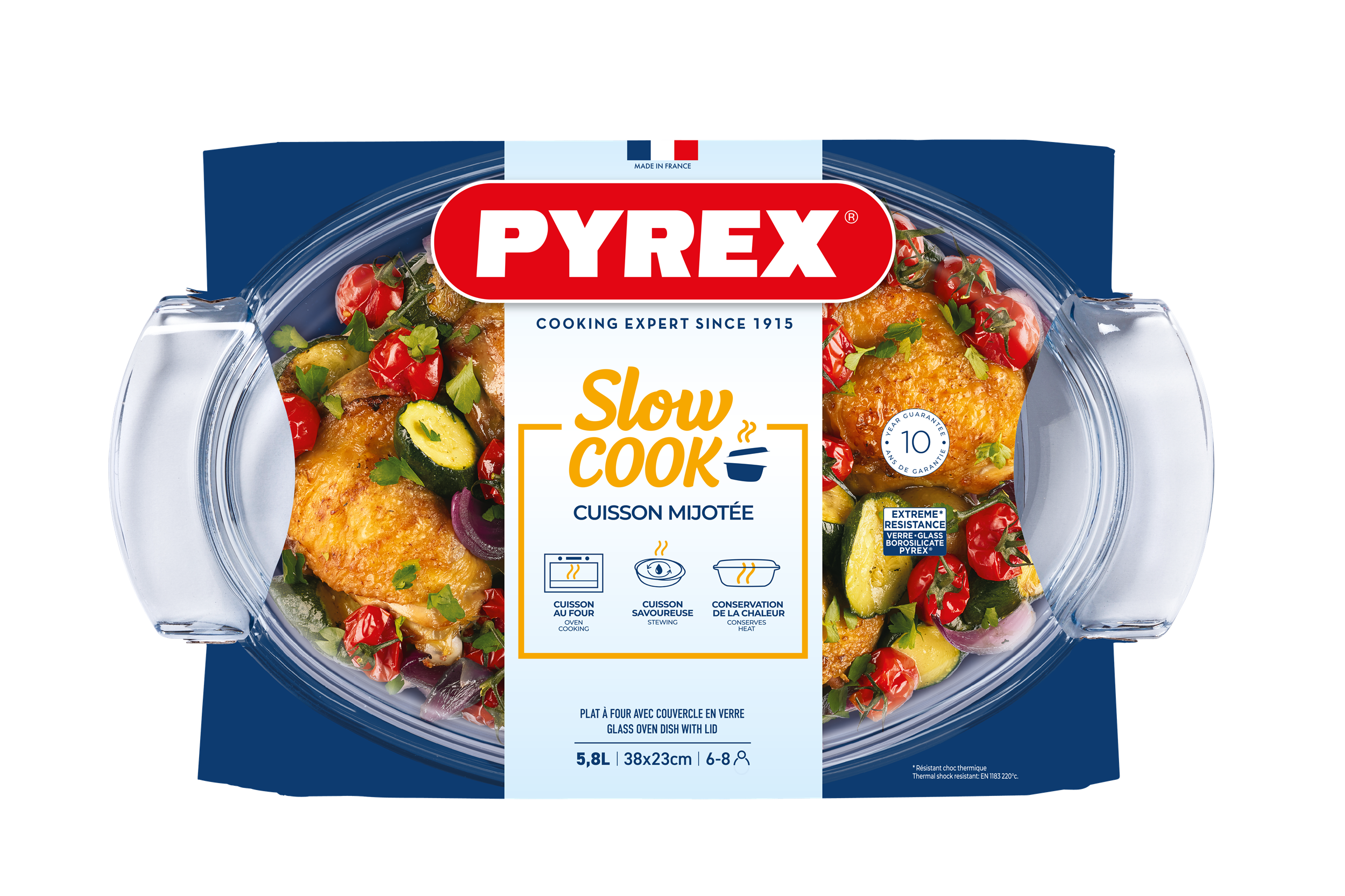 Каструля с/к PYREX кастрюля овал 4.4л+1.4л (460A000/8443)