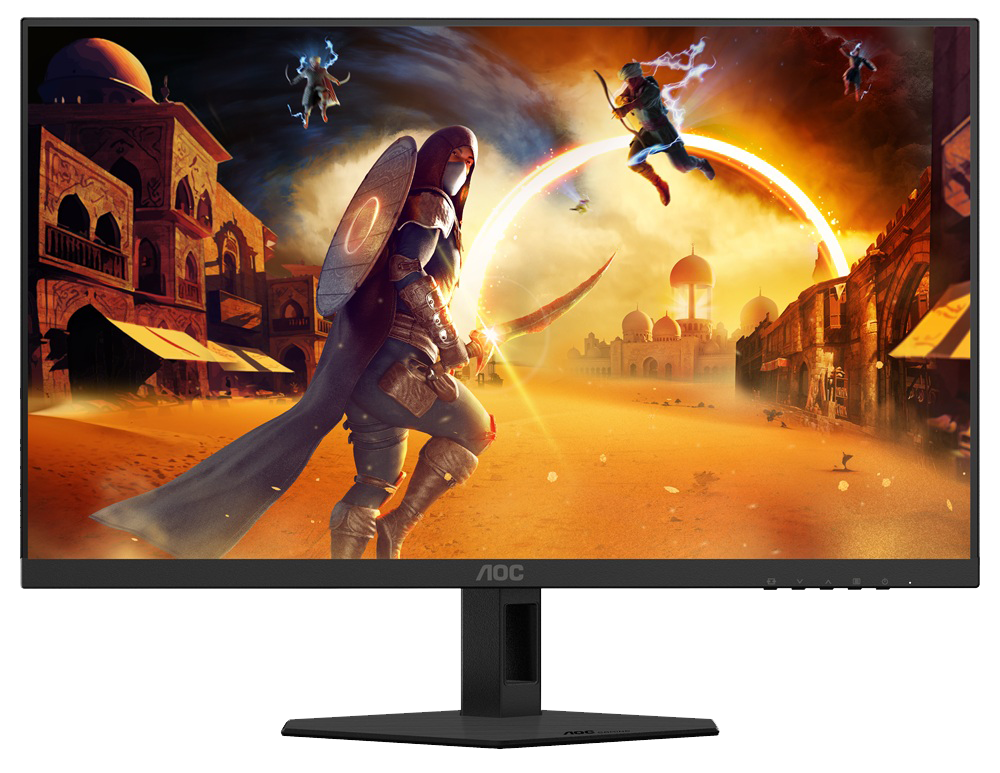 Монiтор TFT AOC 23.8" Q24G4RE IPS QHD 300nit 180Hz 2*HDMI DP Black/Red