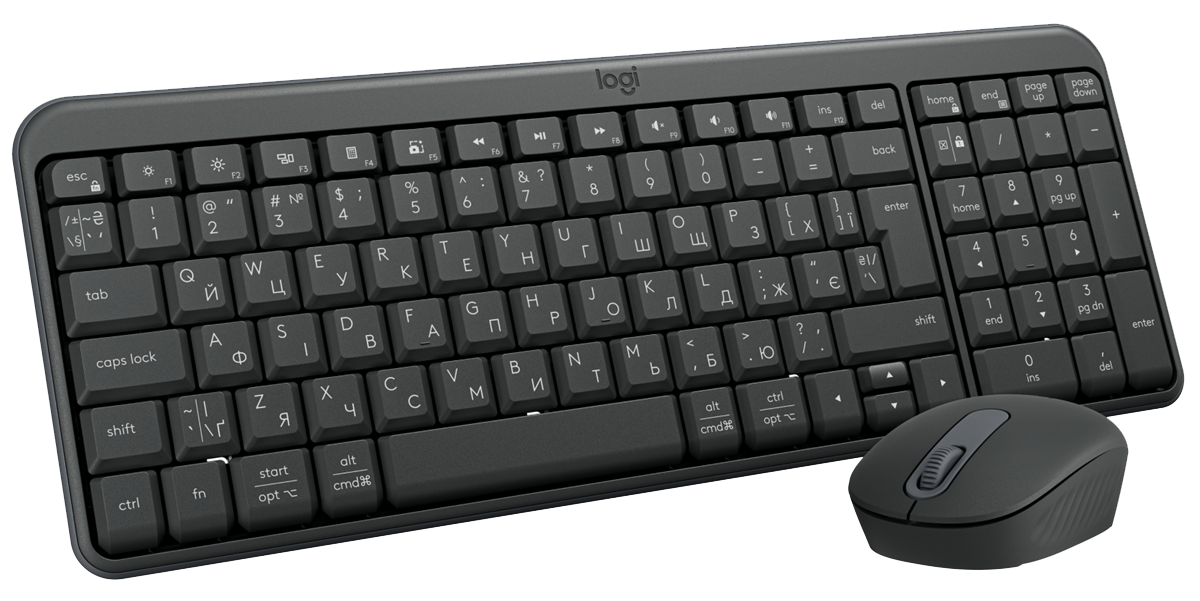 IT/наб LOGITECH MK250 Wireless Combo - GRAPHITE - UKR