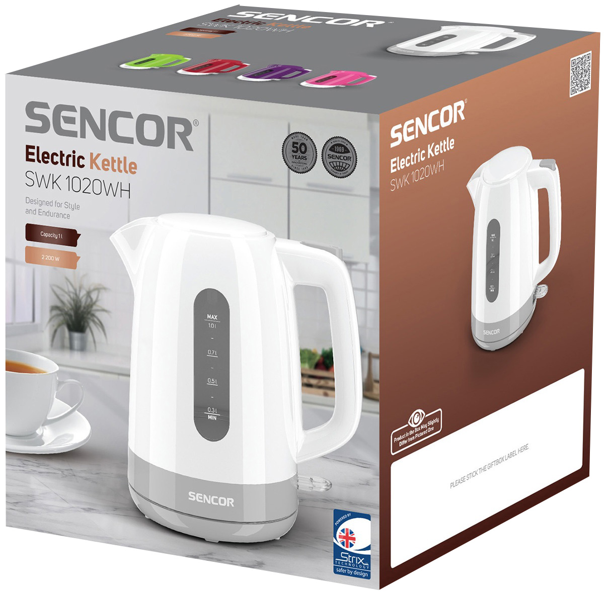 Чайник SENCOR SWK 1020WH