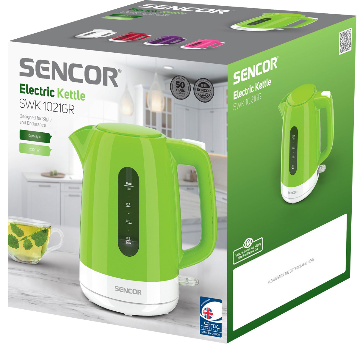 Чайник SENCOR SWK 1021GR