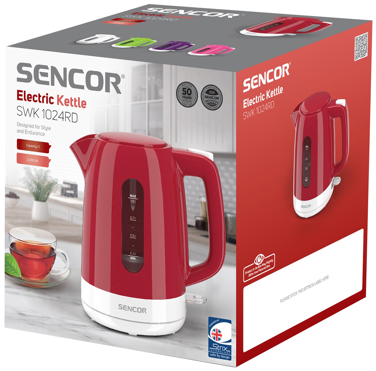 Чайник SENCOR SWK 1024RD