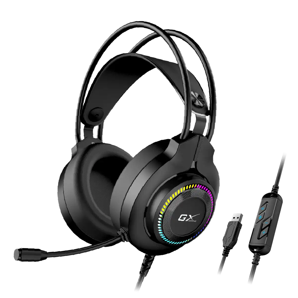 Гарнітура Genius HS-GX580U Black  (7055777)