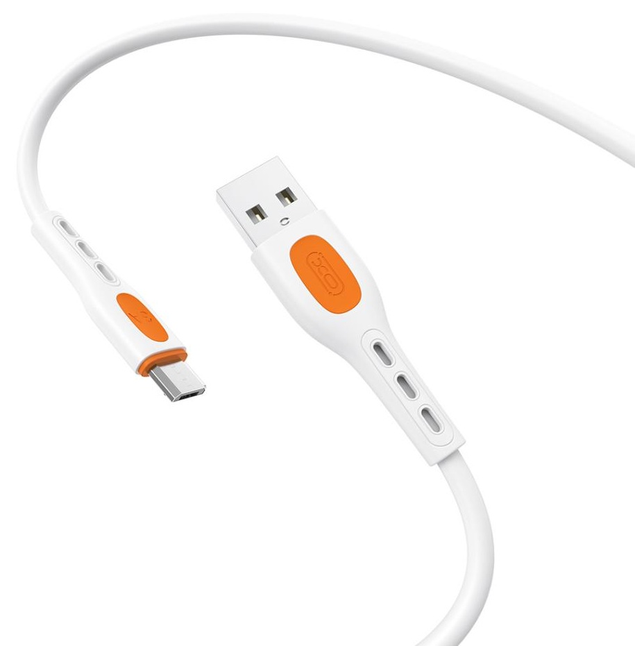 кабель XO NB280 Jian Yan Series USB-A to Micro - 1m (Білий)