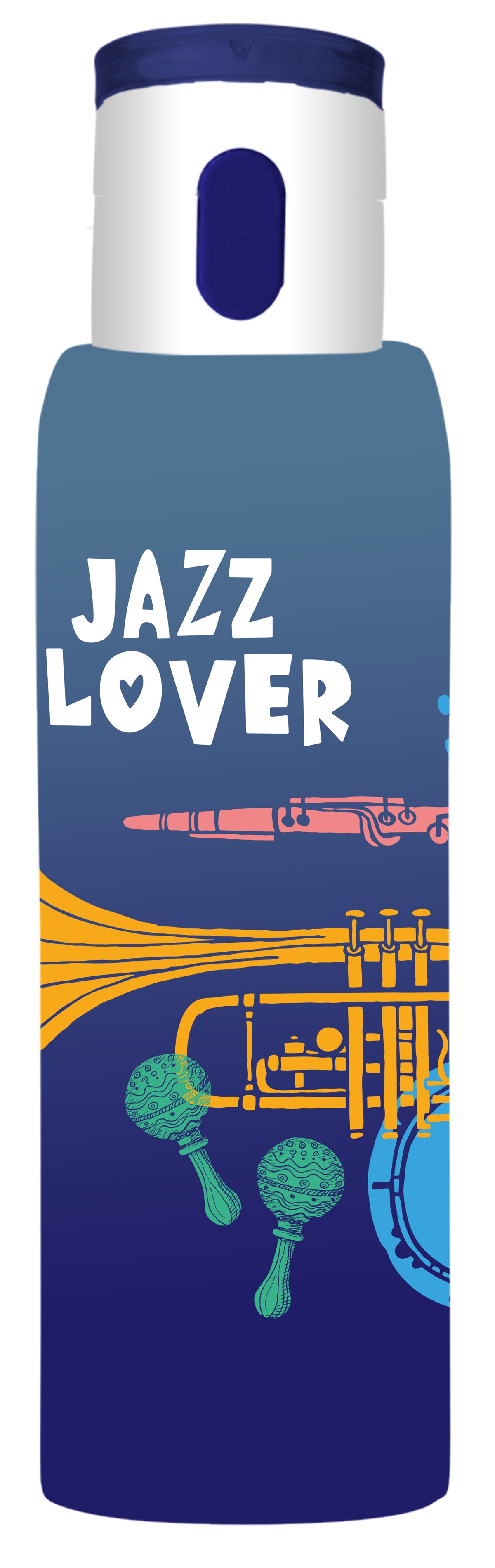 Пляшка для води Herevin Hanger-Jazz Lover 0.75 л (161407-086)