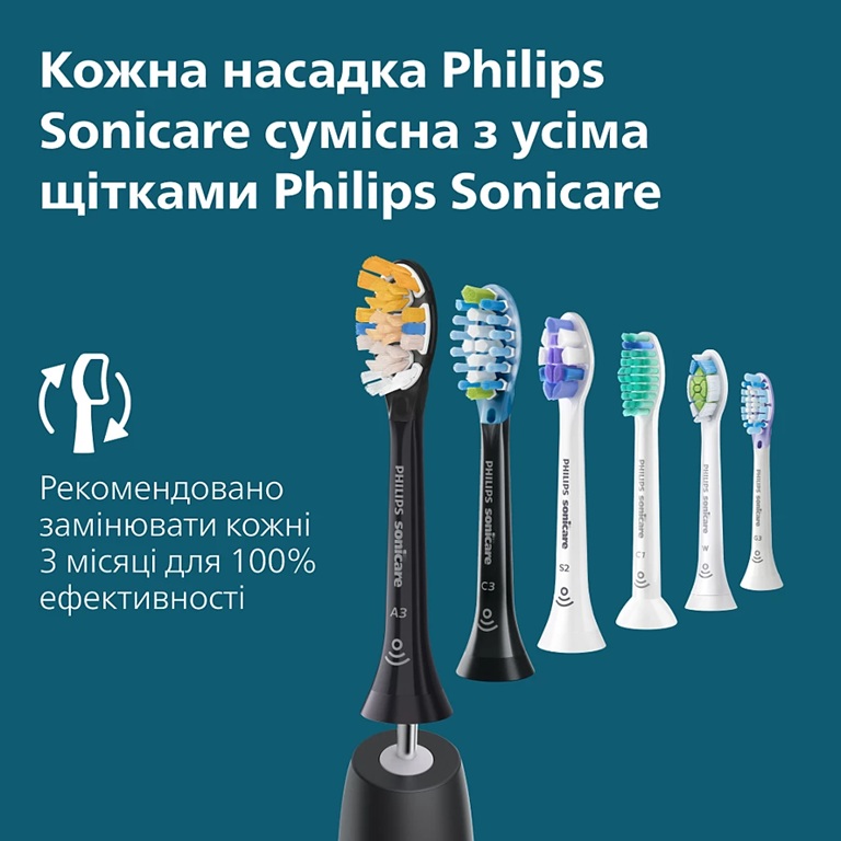 Зубна електрощітка PHILIPS HX7101/02 Sonicare 5300 Black